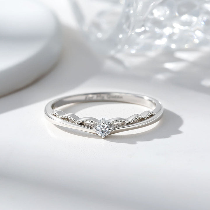 925 Silver Wedding Rings With Engraving For Couple In Ring Size 44~75 For Women Men - Remisia