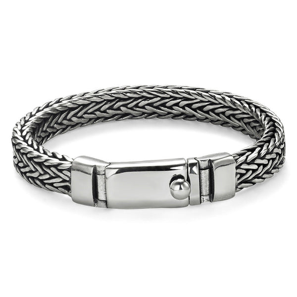 7mm Personalized 925 Silver Bracelet Engraved For Men | Men's Bracelet Silver With Engraving - Remisia